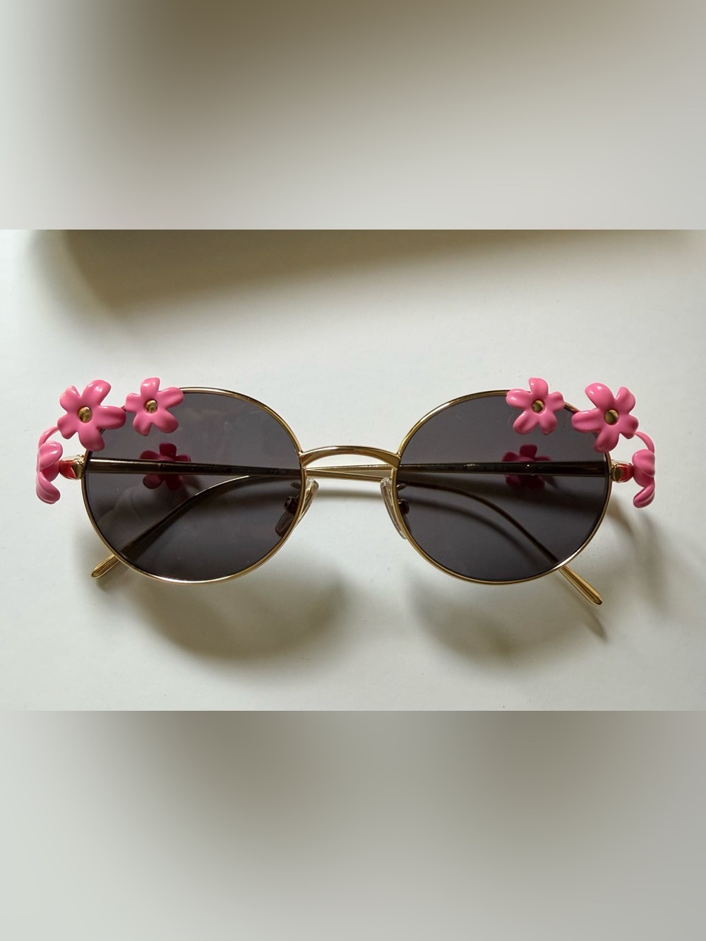 LOEWE pink daisy field sunglasses